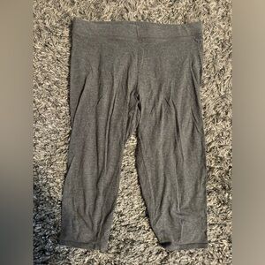 PINK cotton crop legging size medium